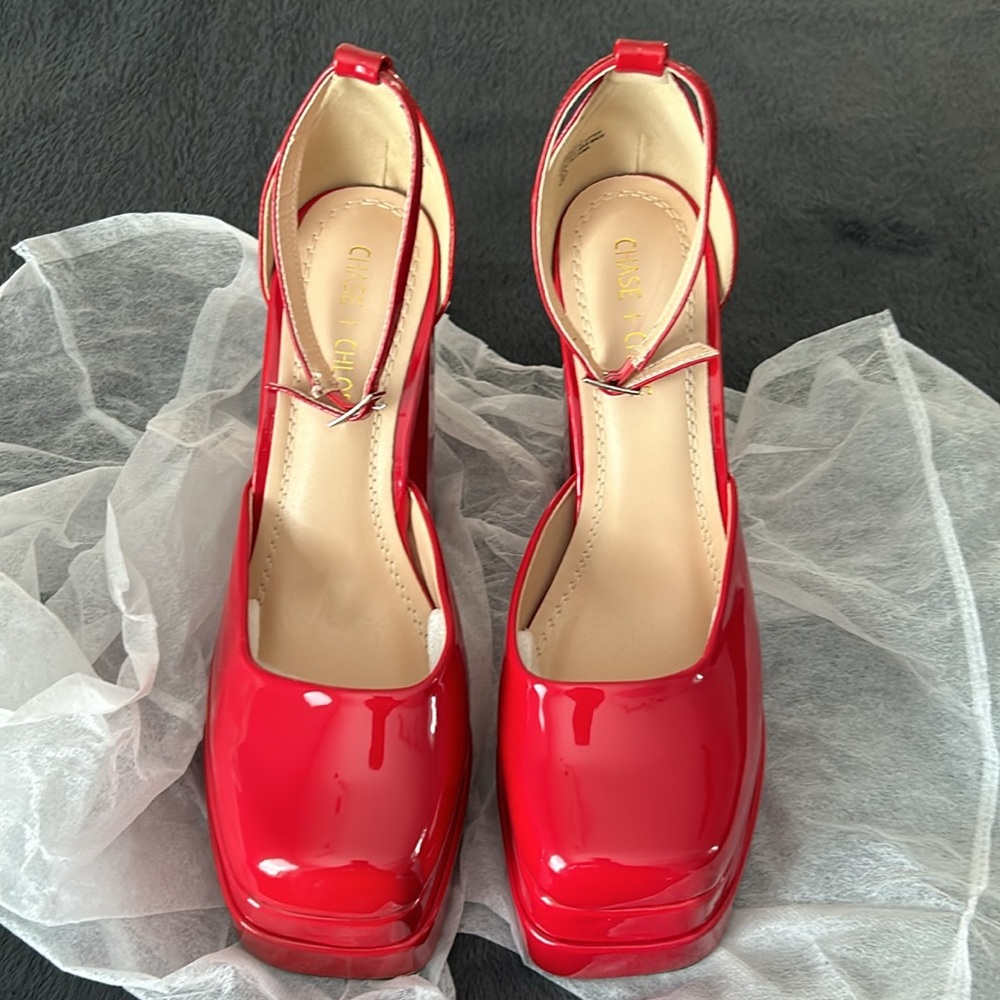 Brand New Heels – Never Worn – Marked Size 9, Fit Like Size 10
